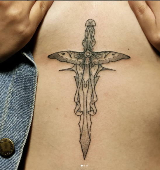 55 Appealing Sternum Tattoo Ideas And Designs To Create Magic - Psycho Tats